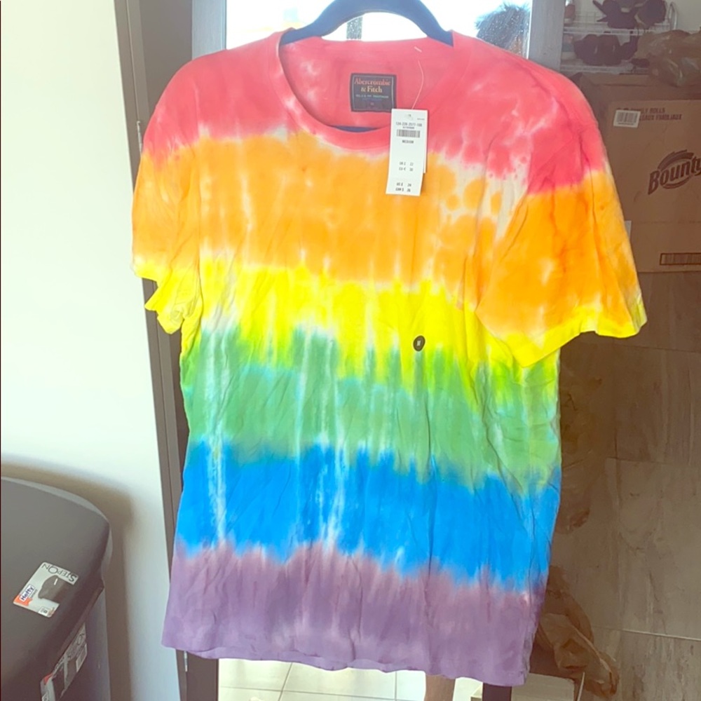 Abercrombie tie die shirt brand new
